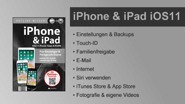 Buchvorstellung Hotline-Wissen iPhone & iPad mit iOS 11